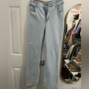 Abercrombie & Fitch Light Blue Straight Leg Jeans